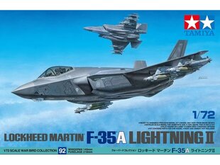 Tamiya - Lockheed Martin F-35A Lightning II, 1/72, 60792 цена и информация | Конструкторы и кубики | 220.lv