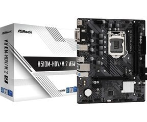 Asrock H510M-HDV/M.2 SE цена и информация | Материнские платы	 | 220.lv