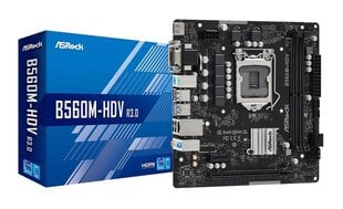 Asrock B560M-HDV R3.0 цена и информация | Материнские платы	 | 220.lv