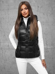 Melna veste Bizer JS/5M3133/392-51898-XL cena un informācija | Sieviešu vestes | 220.lv