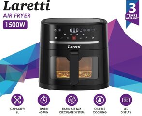 Laretti LR-CO3315 цена и информация | Фритюрницы | 220.lv