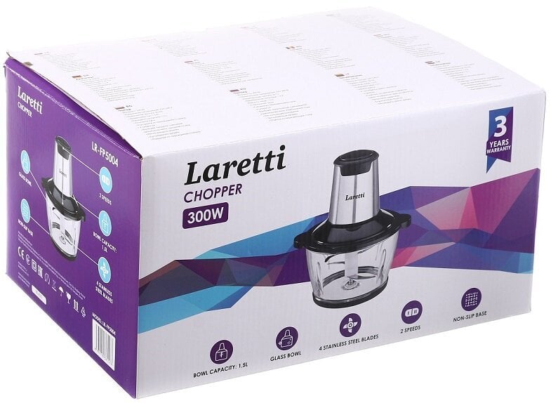 Laretti LR-FP5004 цена и информация | Blenderi, smalcinātāji | 220.lv