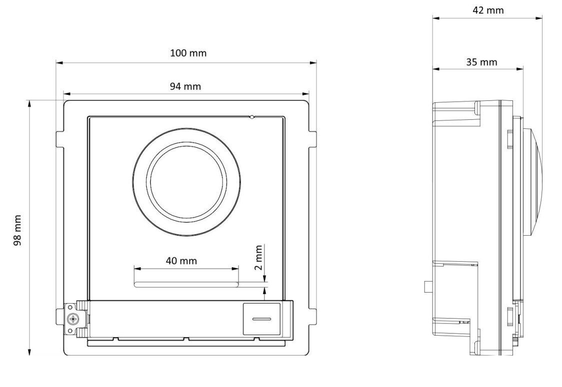 Video domofons Hikvision DS-KD8003-IME1(B)/EU цена и информация | Domofoni | 220.lv