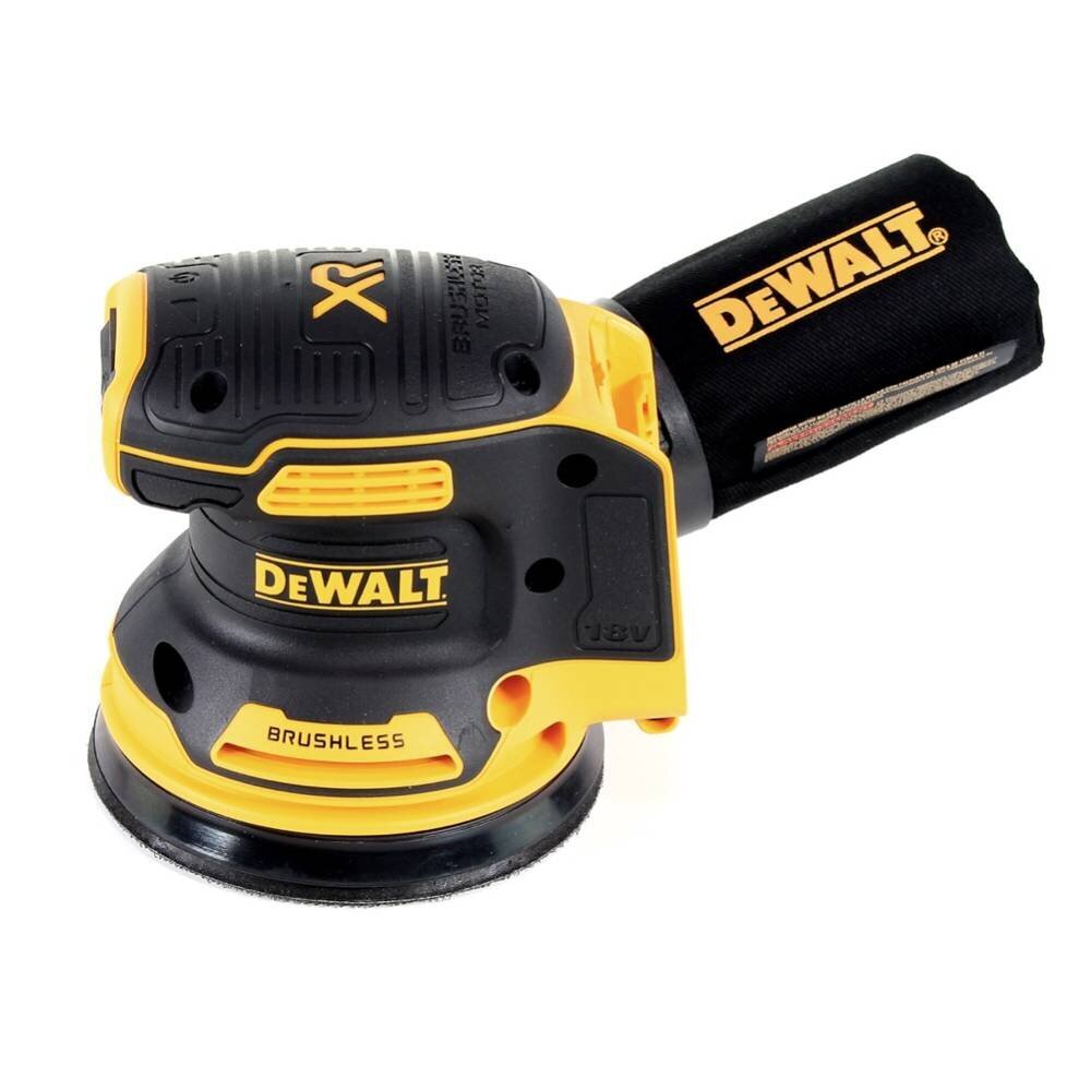 Bezvadu orbitālā slīpmašīna DeWalt DCW 210 D1, 18V, ar akumulatoru un lādētāju cena un informācija | Slīpmašīnas | 220.lv