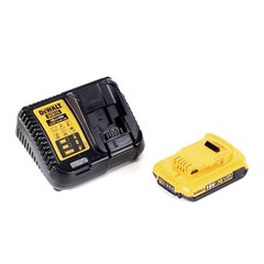 Аккумуляторная орбитальная шлифовальная машина DeWalt DCW 210 D1, 18 В, 12 000 об/мин, 125 мм + 1х аккумулятор 2,0 А·ч + 1х быстрозарядное устройство TSTAK цена и информация | Шлифовальные машины | 220.lv