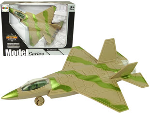 Militārā reaktīvā lidmašīna, LeanToys, zaļš cena un informācija | Rotaļlietas zēniem | 220.lv