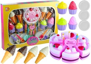 Rotaļlietu pārtika, dzimšanas dienas saldumu komplekts cena un informācija | Rotaļlietas meitenēm | 220.lv