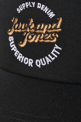 Cepure Jack&Jones 12236534Black cena un informācija | Vīriešu cepures, šalles, cimdi | 220.lv