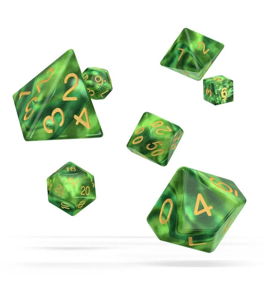 Kauliņu komplekts Oakie Doakie RPG Enclave Emerald цена и информация | Galda spēles | 220.lv