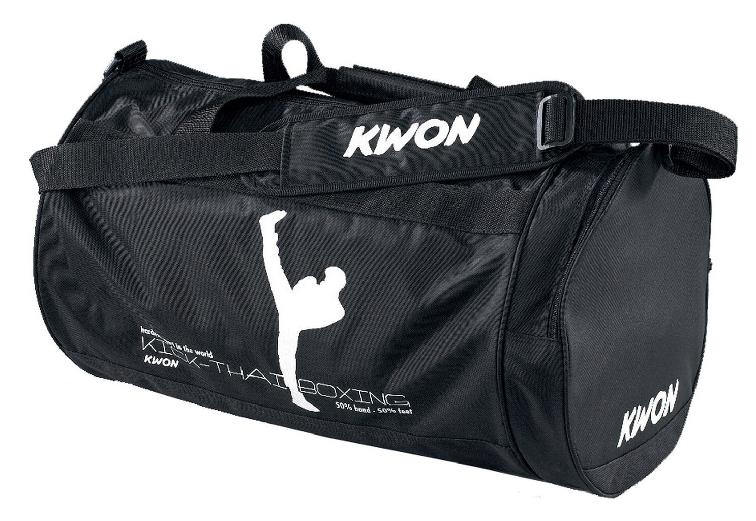 Sporta soma Kwon Kick-Thaiboxing, melna, 48x27x27 cm cena un informācija | Sporta somas un mugursomas | 220.lv