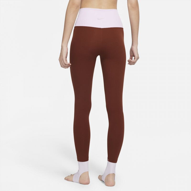 Sporta legingi sievietēm Nike Yoga Dri Fit Luxe Pants W DM6996217, brūna cena un informācija | Sporta apģērbs sievietēm | 220.lv