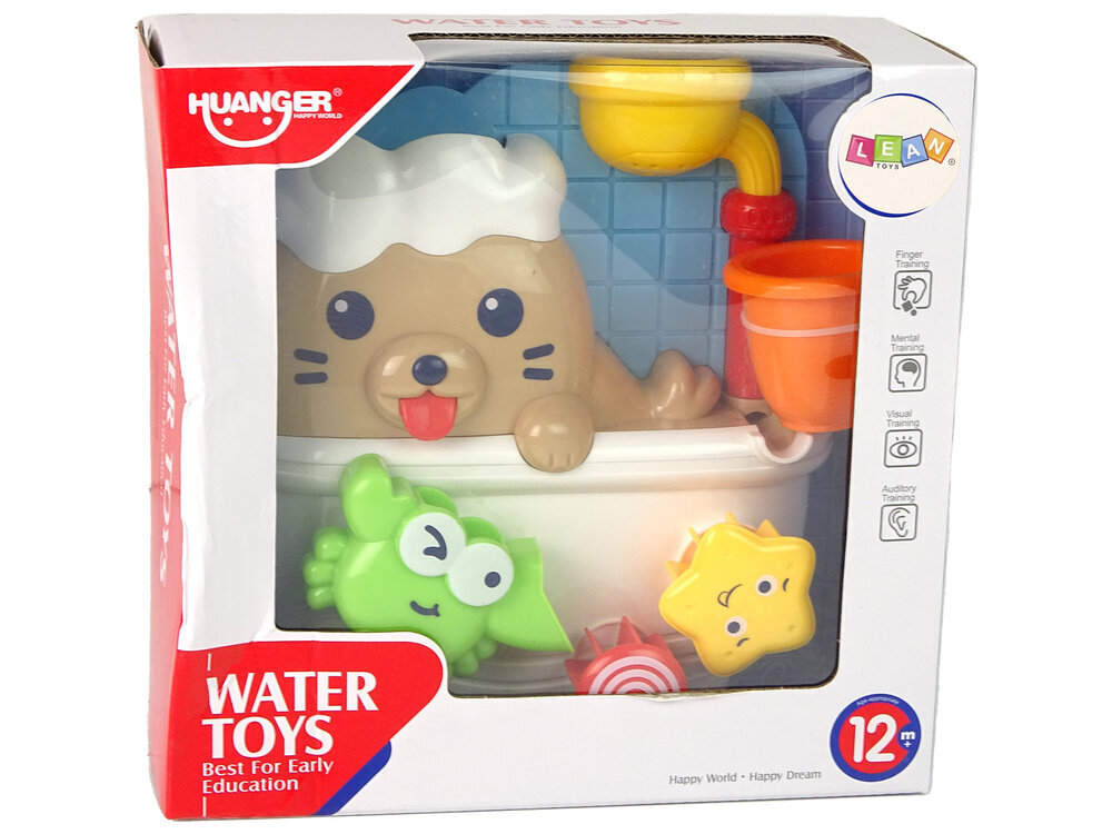 Vannas rotaļlieta, ronis cena un informācija | Rotaļlietas zīdaiņiem | 220.lv