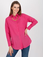 женская классическая рубашка цвета фуксии с цепочкой цена и информация | Женские блузки, рубашки | 220.lv