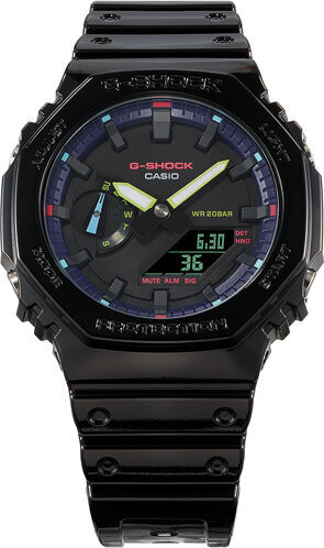 Pulkstenis sievietēm Casio G-Shock GA-2100RGB-1AER цена и информация | Sieviešu pulksteņi | 220.lv