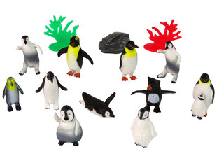 Пингвины, набор из 12 фигурок цена и информация | Конструктор автомобилей игрушки для мальчиков | 220.lv