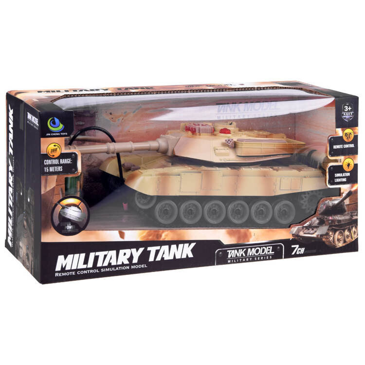 Tālvadības pults vadāms militārais tanks cena un informācija | Rotaļlietas zēniem | 220.lv