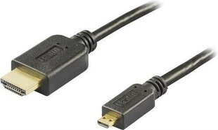 Deltaco, HDMI, 5 m cena un informācija | Kabeļi un vadi | 220.lv