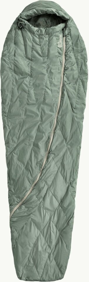 Guļammaiss Jack Wolfskin Athmos Down +5, 195 cm, zaļš цена и информация | Guļammaisi | 220.lv