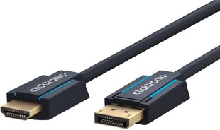 Hdmi savienotājs Clicktronic, trīs daļas, garums 1 m cena un informācija | Kabeļi un vadi | 220.lv