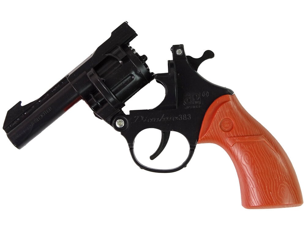 Rotaļu pistole ar vāciņu, melna цена и информация | Rotaļlietas zēniem | 220.lv