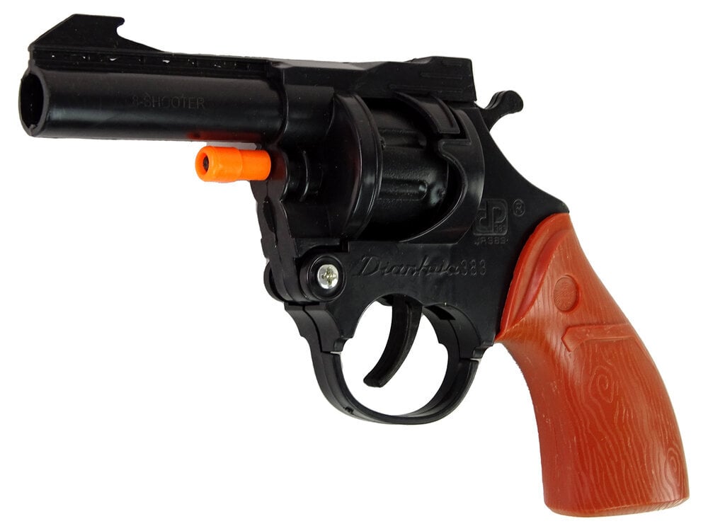 Rotaļu pistole ar vāciņu, melna цена и информация | Rotaļlietas zēniem | 220.lv