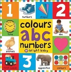 Colours ABC Numbers: First 100 Books цена и информация | Книги для самых маленьких | 220.lv