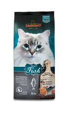Leonardo Adult Fish & Rice для кошек от 1 года с рыбой 15 кг цена и информация | Сухой корм для кошек | 220.lv