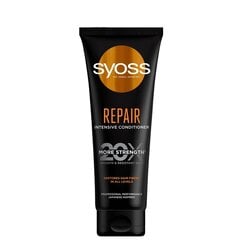 Atjaunojošs kondicionieris bojātiem matiem Syoss Repair Intensive Conditioner 20X More Strength, 250 ml cena un informācija | Matu kondicionieri, balzāmi | 220.lv