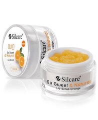 Скраб для губ Silcae Quin So Sweet and Natural Lip Scrub Orange, 15 г цена и информация | Помады, бальзамы, блеск для губ | 220.lv