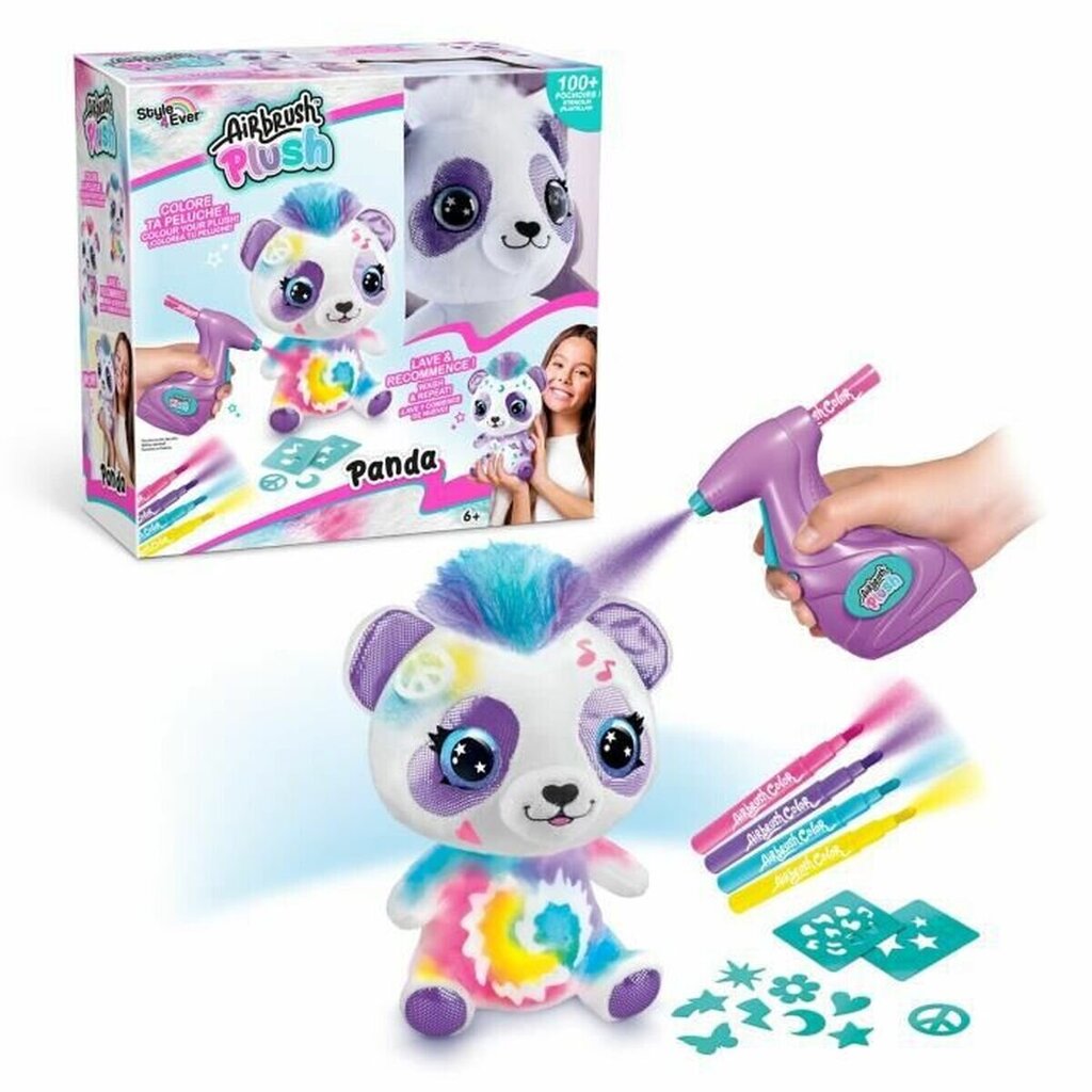Radošais komplekts Canal Toys Airbrush Plush Panda cena un informācija | Attīstošās rotaļlietas | 220.lv