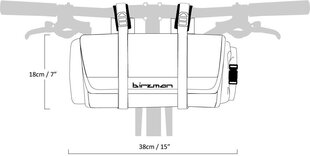 Velosipēda stūres soma Birzman Packman Handlebar Pack, 8 l, zaļa cena un informācija | Velo somas, telefona turētāji | 220.lv