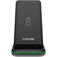 Canyon WS-304 Foldable 3в1 цена и информация | Зарядные устройства для телефонов | 220.lv