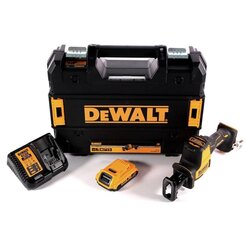 Bezvadu lineārais zāģis DeWalt DCS 369 D1, 18 V, ar akumulatoru un lādētāju цена и информация | Пилы, циркулярные станки | 220.lv