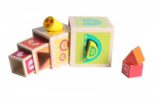 Koka bloku tornis šķirotājs цена и информация | Игрушки для малышей | 220.lv