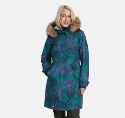 Женская зимняя парка Huppa с натуральным мехом VIENNA, синяя цена и информация | Женские куртки | 220.lv