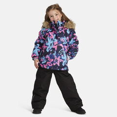 Зимний комплект для девочки Huppa MARVEL, сине-розовый цвет цена и информация | Зимняя одежда для детей | 220.lv