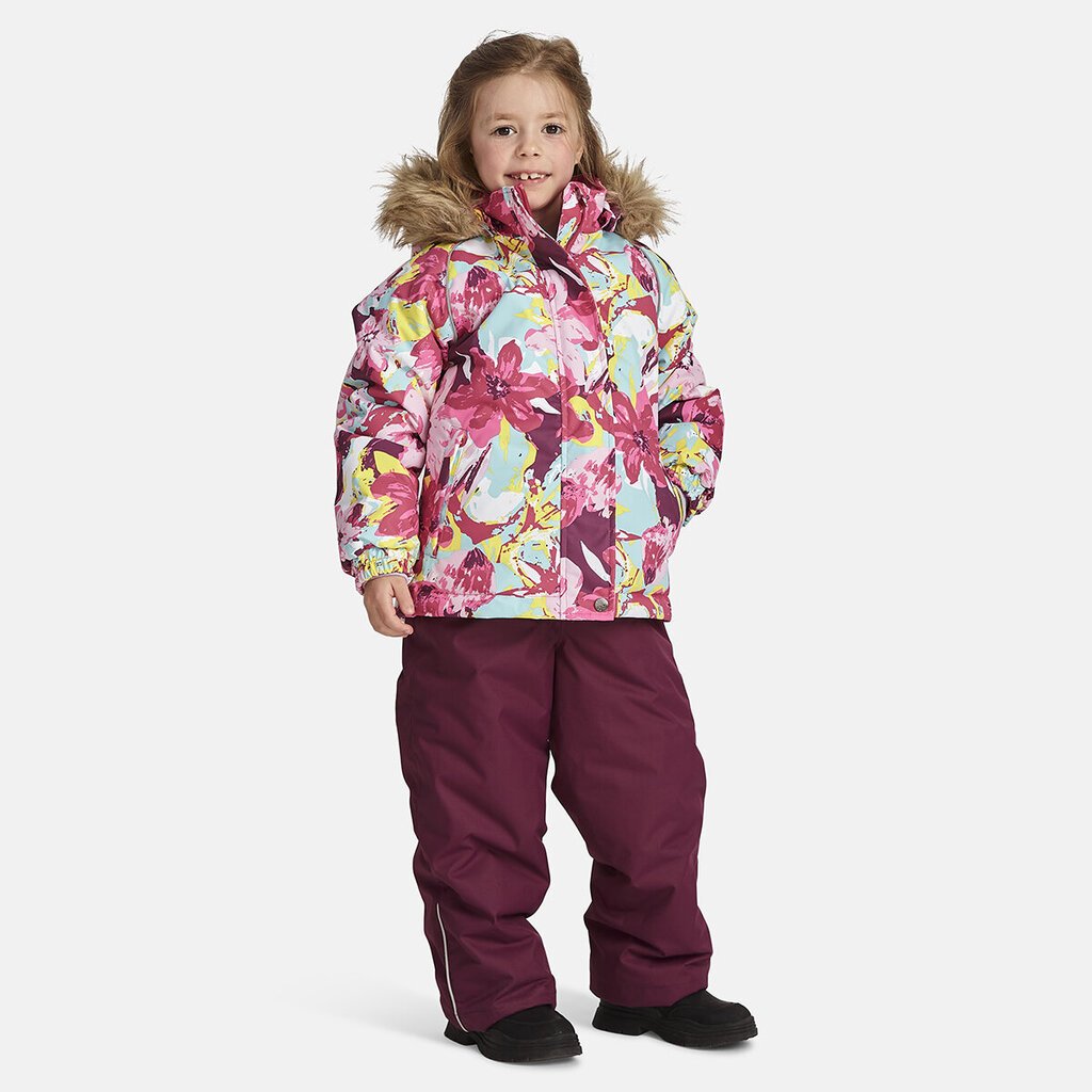 Huppa meiteņu ziemas komplekts MARVEL, bordo-rozā cena un informācija | Ziemas apģērbs bērniem | 220.lv
