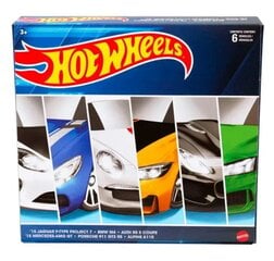 Auto komplekts Hot Wheels, 6 gab cena un informācija | Rotaļlietas zēniem | 220.lv