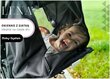 Bērnu rati Moby-System Lena, melni cena un informācija | Bērnu rati | 220.lv