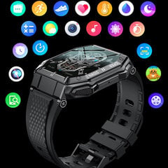 K55 Black kaina ir informacija | Viedpulksteņi (smartwatch) | 220.lv