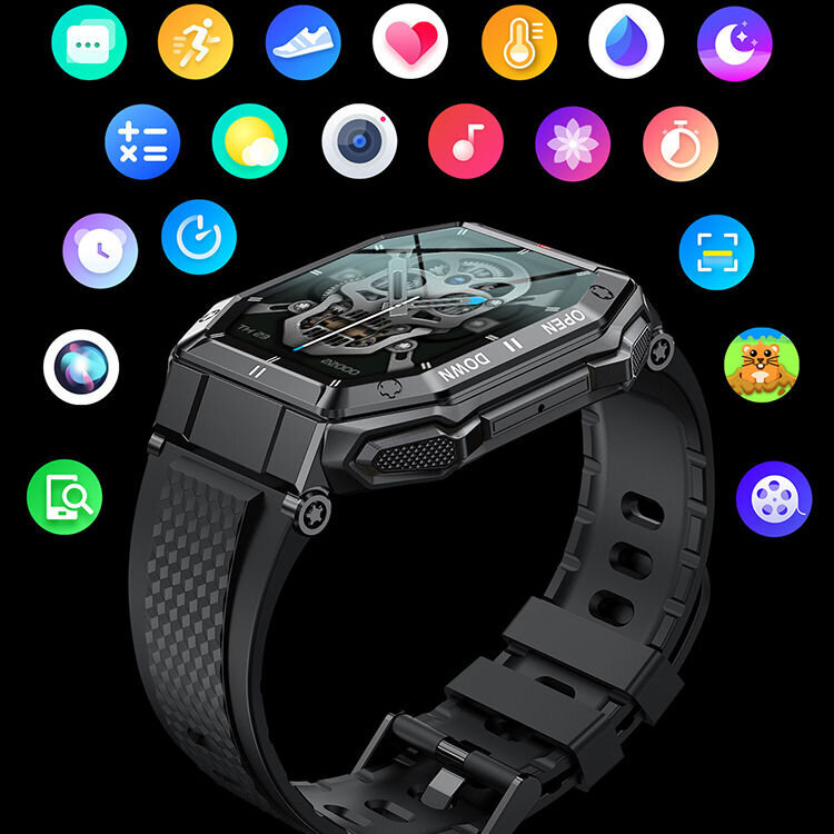 K55 Black cena un informācija | Viedpulksteņi (smartwatch) | 220.lv