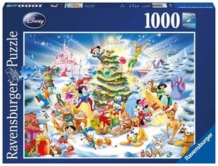Ravensburger Puzzle A Disney Christmas 1000p 19287 цена и информация | Пазлы | 220.lv
