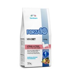 Forza10 Mini DIET для взрослых собак маленьких пород склонных к аллергии со свининой и картофелем, 1,5 кг цена и информация |  Сухой корм для собак | 220.lv