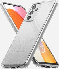 Soundberry Sparkle transparent silicone  Samsung Galaxy A14 4G/A14 5G white цена и информация | Чехлы для телефонов | 220.lv