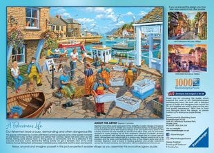 Puzle Ravensburger Fisherman Life, 16921, 1000 d. cena un informācija | Puzles, 3D puzles | 220.lv