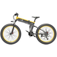 Elektriskais velosipēds Bezior X1500, melns/dzeltens, 1500W, 12.8Ah цена и информация | Электровелосипеды | 220.lv