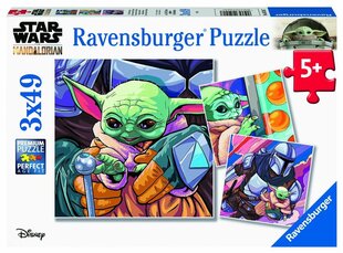 Пазл Ravensburger 3х49 деталей Звездные войны цена и информация | Пазлы | 220.lv