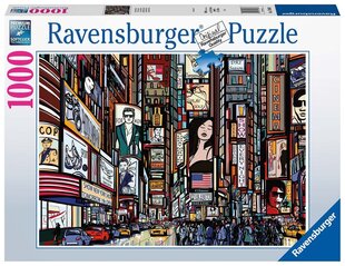Ravensburger Puzzle красочная Нью -Йорк 1000pc 17088 цена и информация | Пазлы | 220.lv