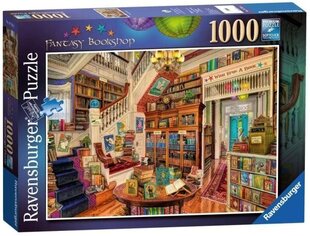 Puzle Ravensburger Fantasy Bookshop, 19799, 1000 d. cena un informācija | Puzles, 3D puzles | 220.lv