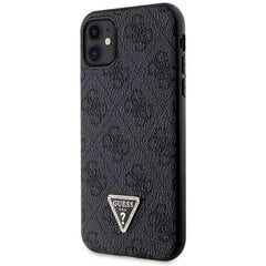 Guess GUHCN61P4TDSCPK iPhone 11 | Xr 6.1" czarny|black hardcase Crossbody 4G Metal Logo цена и информация | Чехлы для телефонов | 220.lv